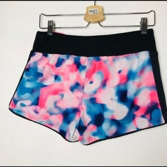 Adidas womans running shorts size Small BoxA multicolor Pink and blue - Picture 6 of 6